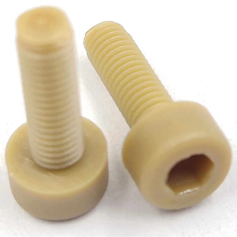 

5Pcs/Bag Hex Socket Cap Screw GB70.1 PEEK M6 M8 M10