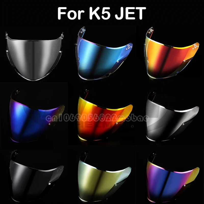 Visiera Per Casco Open Face Scudi Per Agv K5 Jet Cascos Visera Parabrezza Parasole Protezione Solare Accessori Per Casco Moto