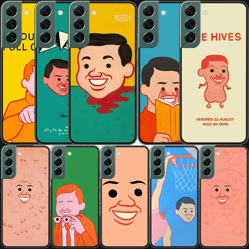 

Art Joan Cornella Zonzo Comics Phone Case For Samsung A02 A03 A03S A04 A04S Galaxy S10 Lite A9 A8 A7 A6 Plus M60S M80S A90 A80 A
