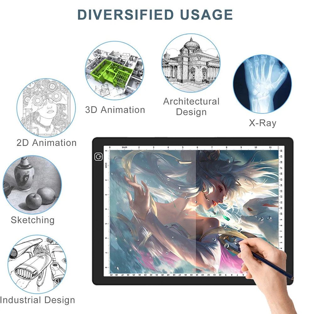 Доска для рисования с регулируемой яркостью 3 уровня