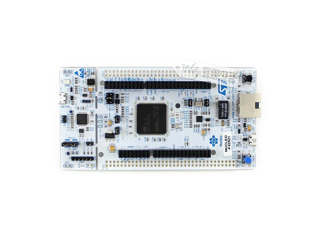 Фото Плата разработки NUCLEO-F429ZI, STM32 Nucleo-144 с микроконтроллером STM32F429ZI, поддерживает Arduinos, ST Zio и Morpho Connectivity №5