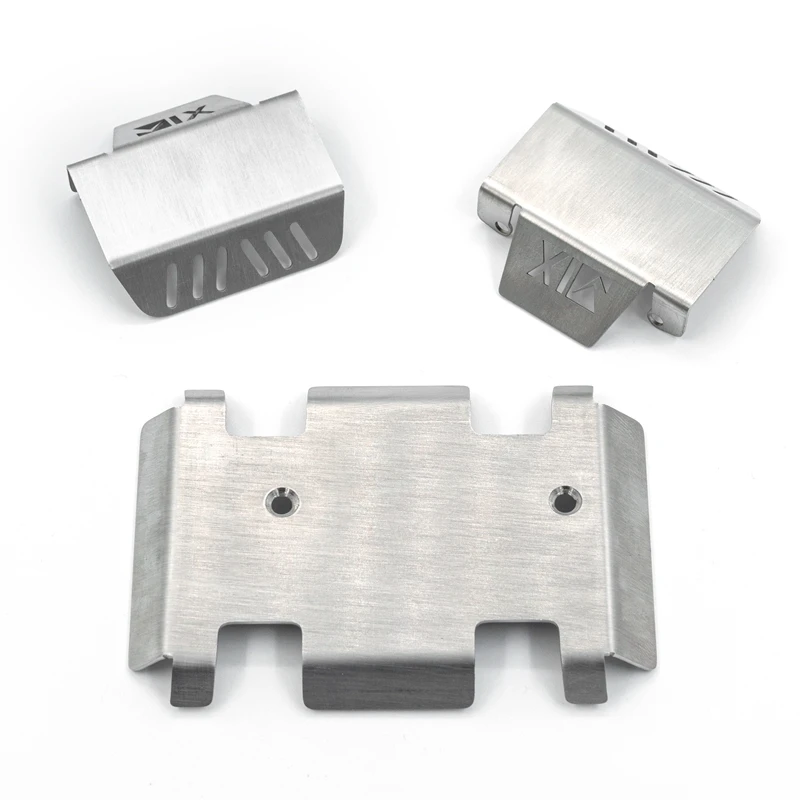 

3 шт., защитная противоскользящая пластина из нержавеющей стали для RGT EX86190 EX 86190 LC76 1/10