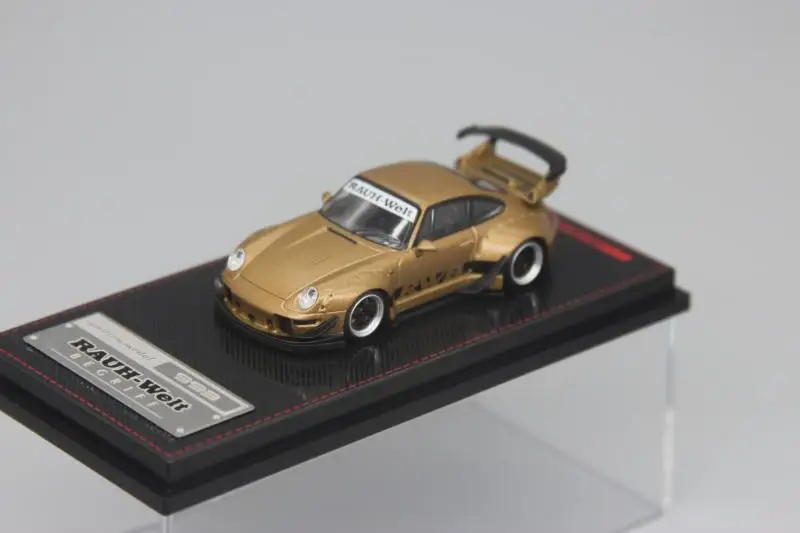 

Модель туристического автомобиля IG gold 1:64, модель спортивного автомобиля из сплава 911 модифицированного RWB, подходит для коллекции Porsche, пода...