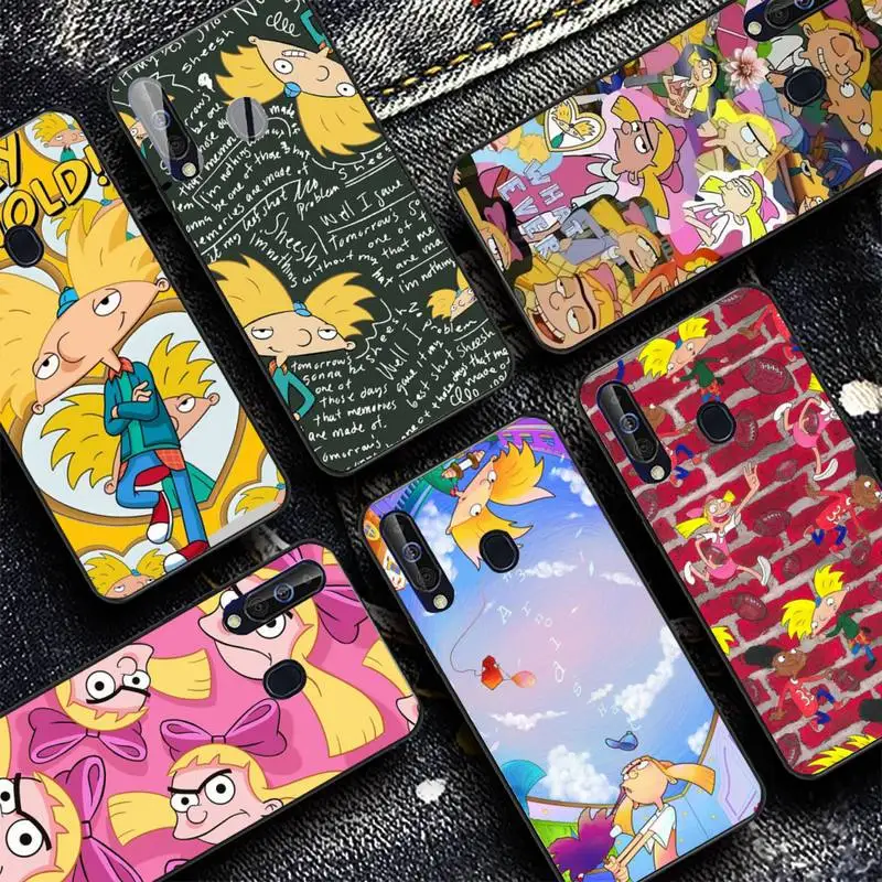 

Hey Arnolds Cartoon Phone Case for Samsung A51 01 50 71 21S 70 31 40 30 10 20 S E 11 91 A7 A8 2018