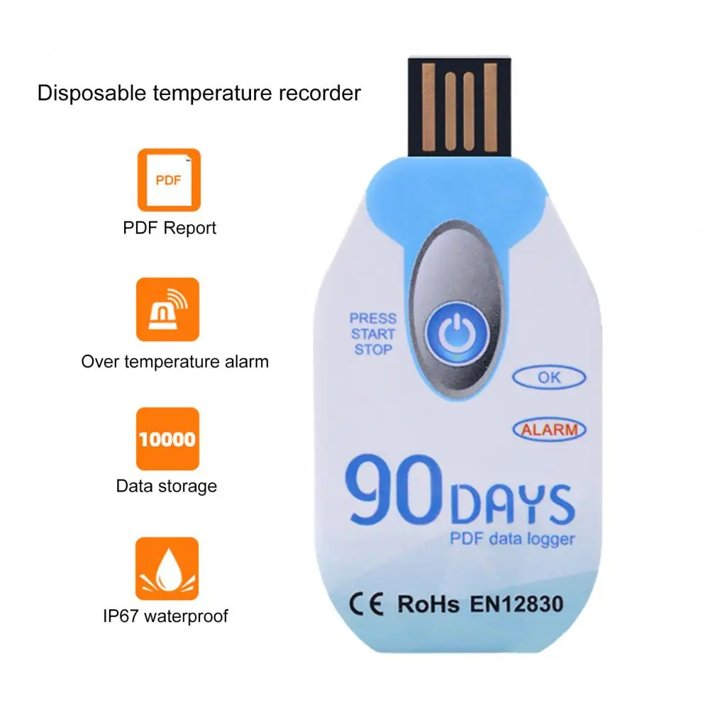 

Простой регистратор данных о превышении температуры, высокоточный регистратор данных о температуре
