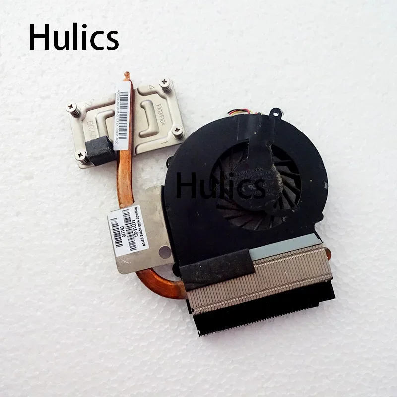 Hulics используется для HP 2000 Presario CQ57 CQ43 435 635 647316 -001 Охлаждающий вентилятор и радиатор