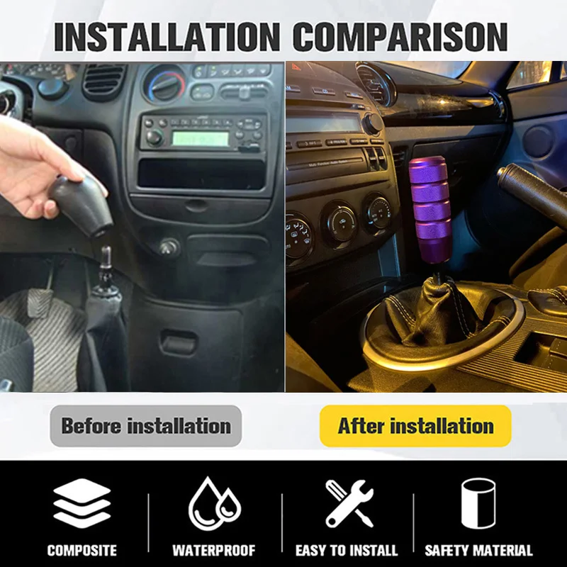 Универсальная Нескользящая Ручка Переключения Передач Из Алюминиевого Сплава 95