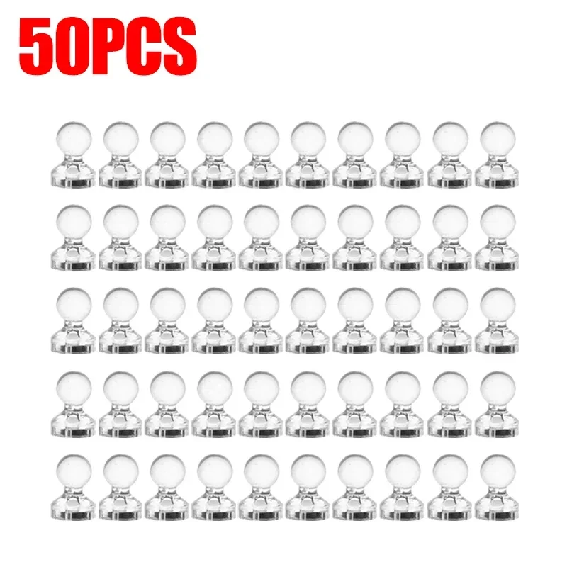 Прозрачные магнитные кнопки 10 штук