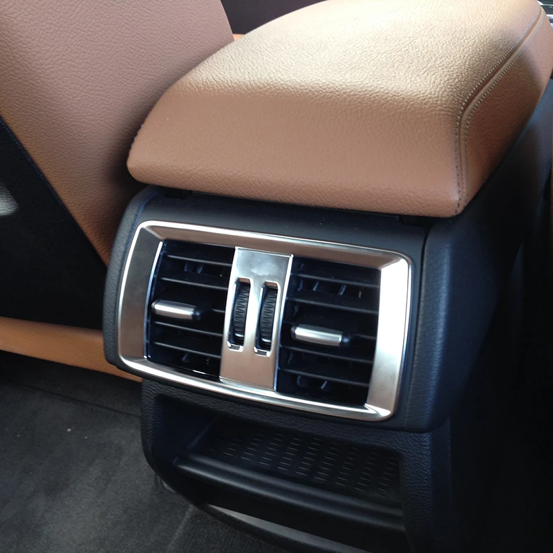 

ABS хромированный задний кондиционер, крышка выходного отверстия, отделка для BMW X3 f25 X4 f26 2014 2015 2016, аксессуары, Стайлинг автомобиля