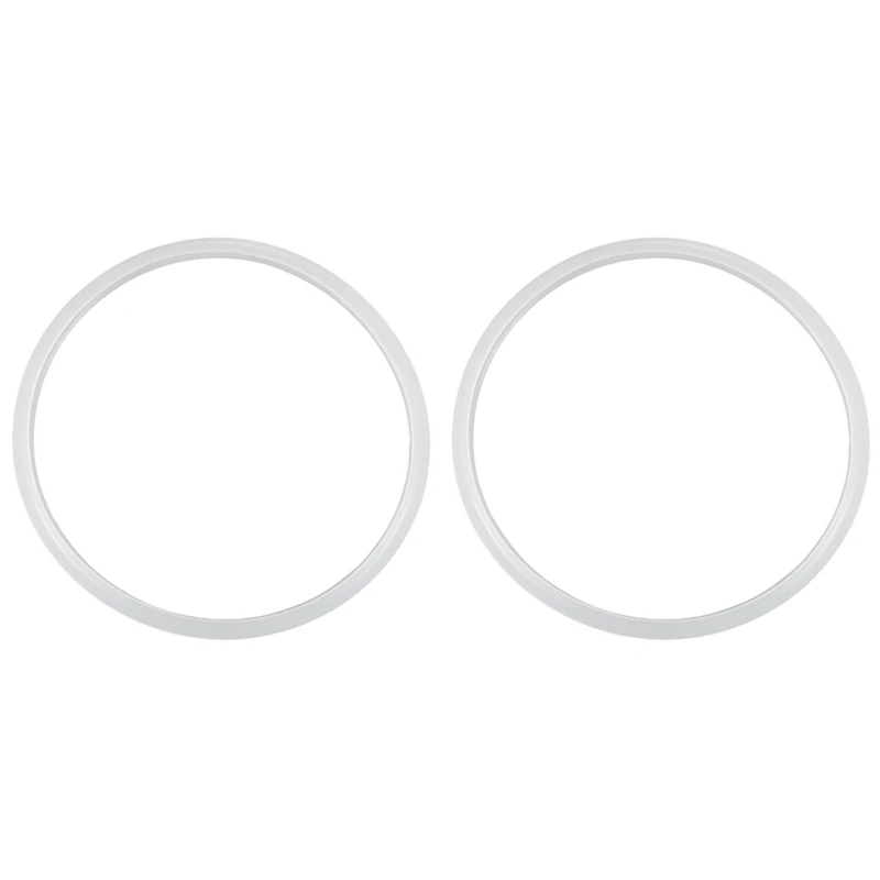 

2X Seal Sealing Ring For Pressure Cookers 22 Cm Inside Diameter, White