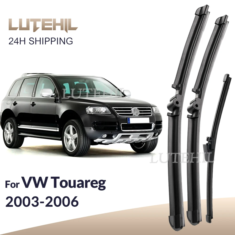 

Для Volkswagen VW Touareg 2003-2006 2004 2005 дворники передние и задние щетки стеклоочистителя лобовое стекло щетки для окон 26 "+ 26" + 14"