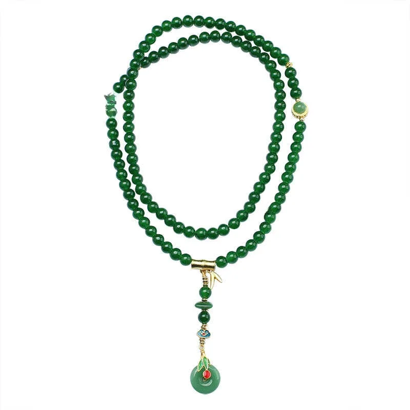 Новое китайское ожерелье с пряжкой в национальном стиле женское ретро