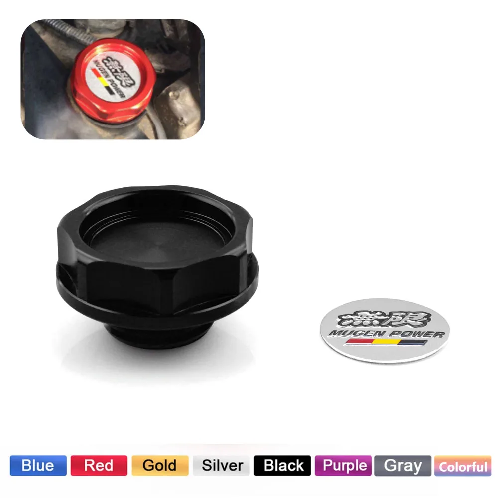 

Car Modified Tank Covers MUGEN Fuel Cap Honda Oil Cap Civic Fit High Temperature High Pressure-resistant Oil Cap Fuel Filter