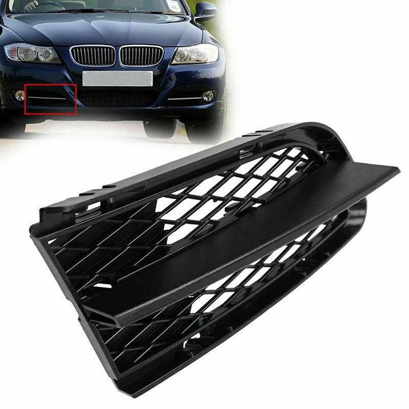 

For-BMW E90 E91 325I 328I 2008-2012 Right Side Front Bumper Lower Fog Light Grille Grill 51117138418