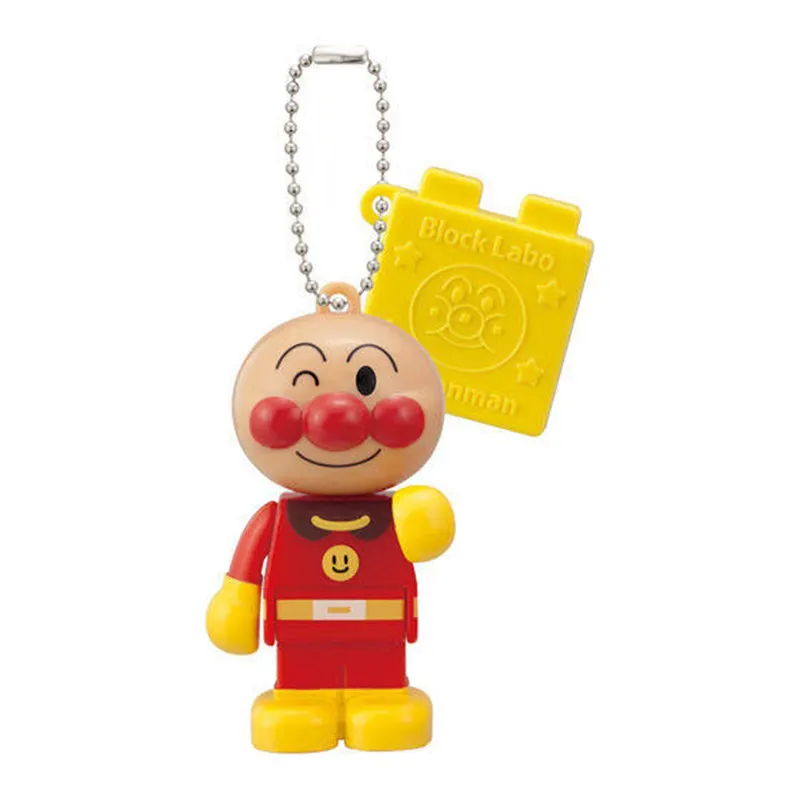 Фото Брелок-фигурка Bandai Anpanman из строительных блоков, коллекционный кулон-подвеска Gashapon, украшение для сумки, серия 15 с мультяшными персонажами №2