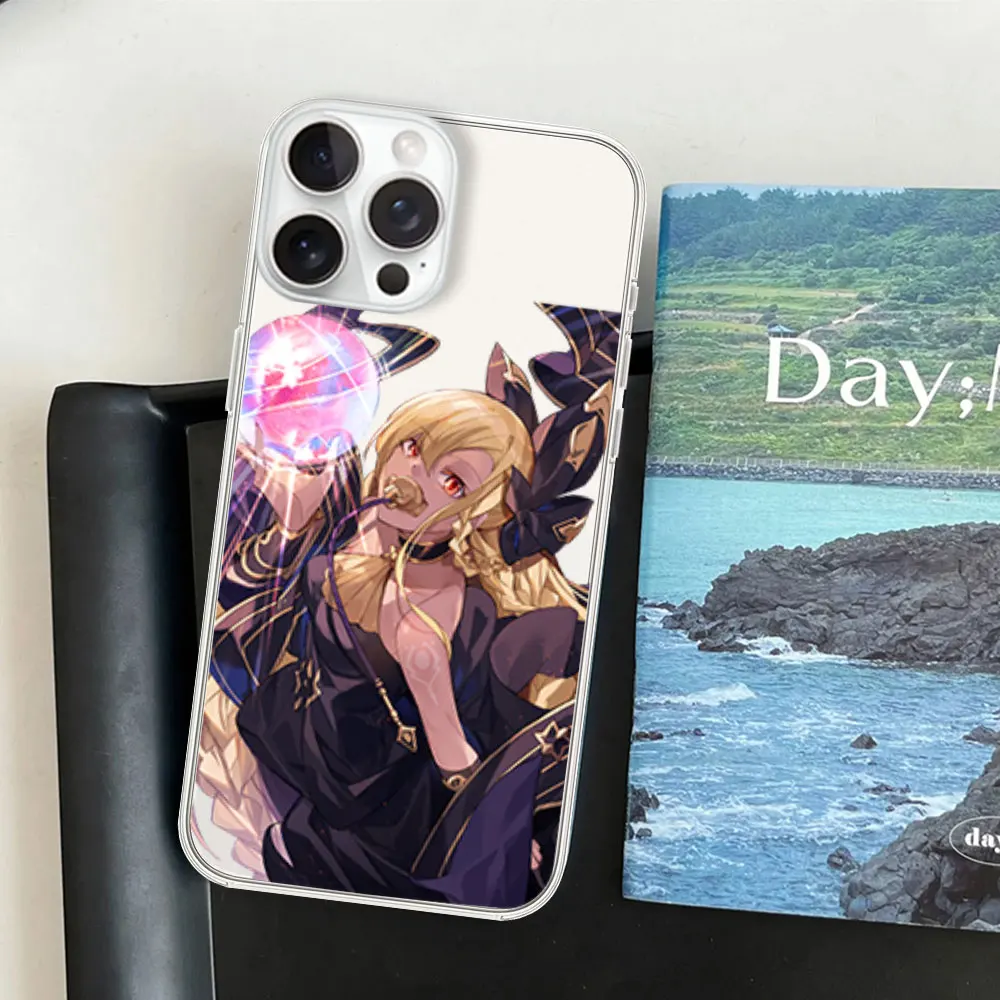 Чехол для телефона iPhone 12 11 13 14 15 16 F-Fischl Game Von L-Luftschloss N-Narfidort Max Pro Plus прозрачный