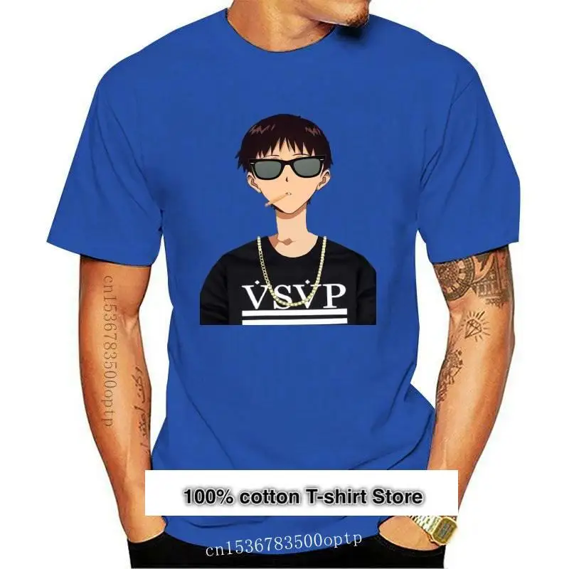 

Camiseta унисекс для мужчин, camisa Ikari Shinji, camisetas para mujer, top