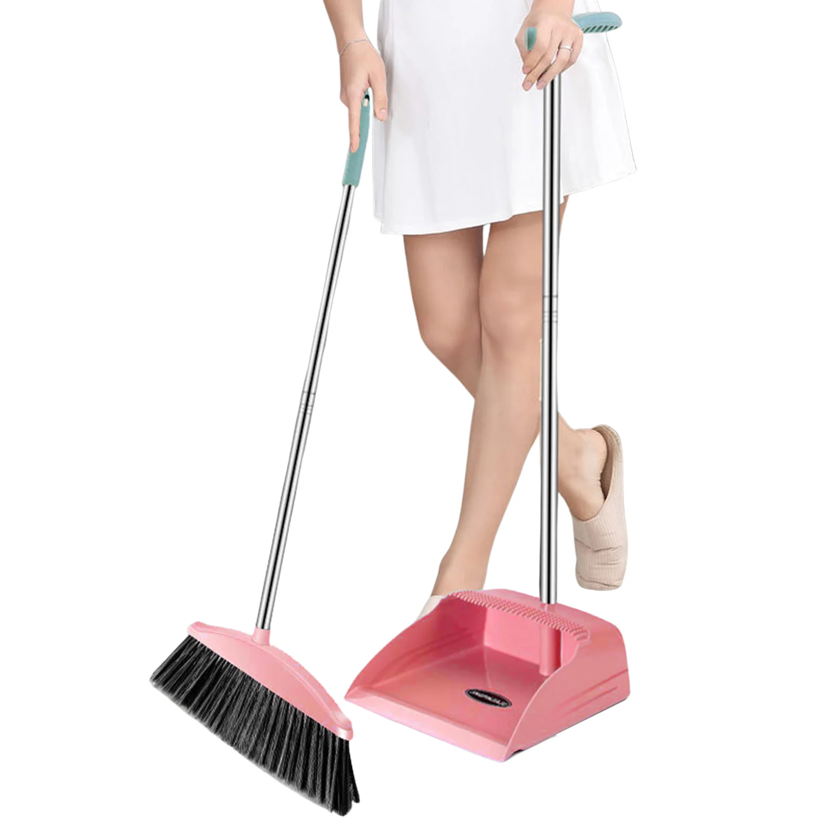 New Broom And Scoop Set Dustpan Dust Brooms Sets Dustpan Combination Cleaning Pet Hair Home Cleaning Products Garbage Collector