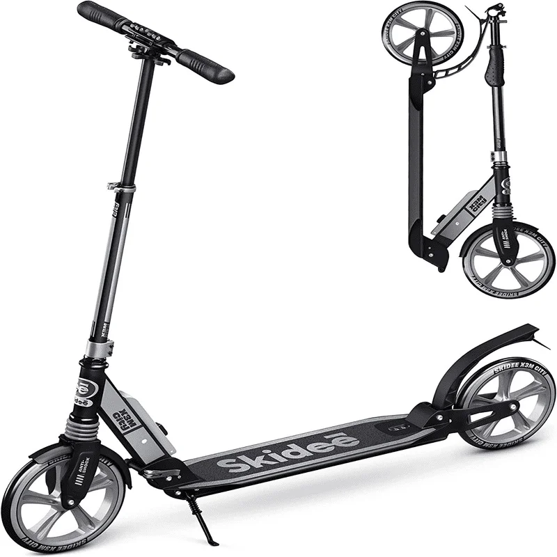 

for Kids, Teens, Adults, 4 Adjustment Levels, Handlebar Up to 41 Inches, Silver