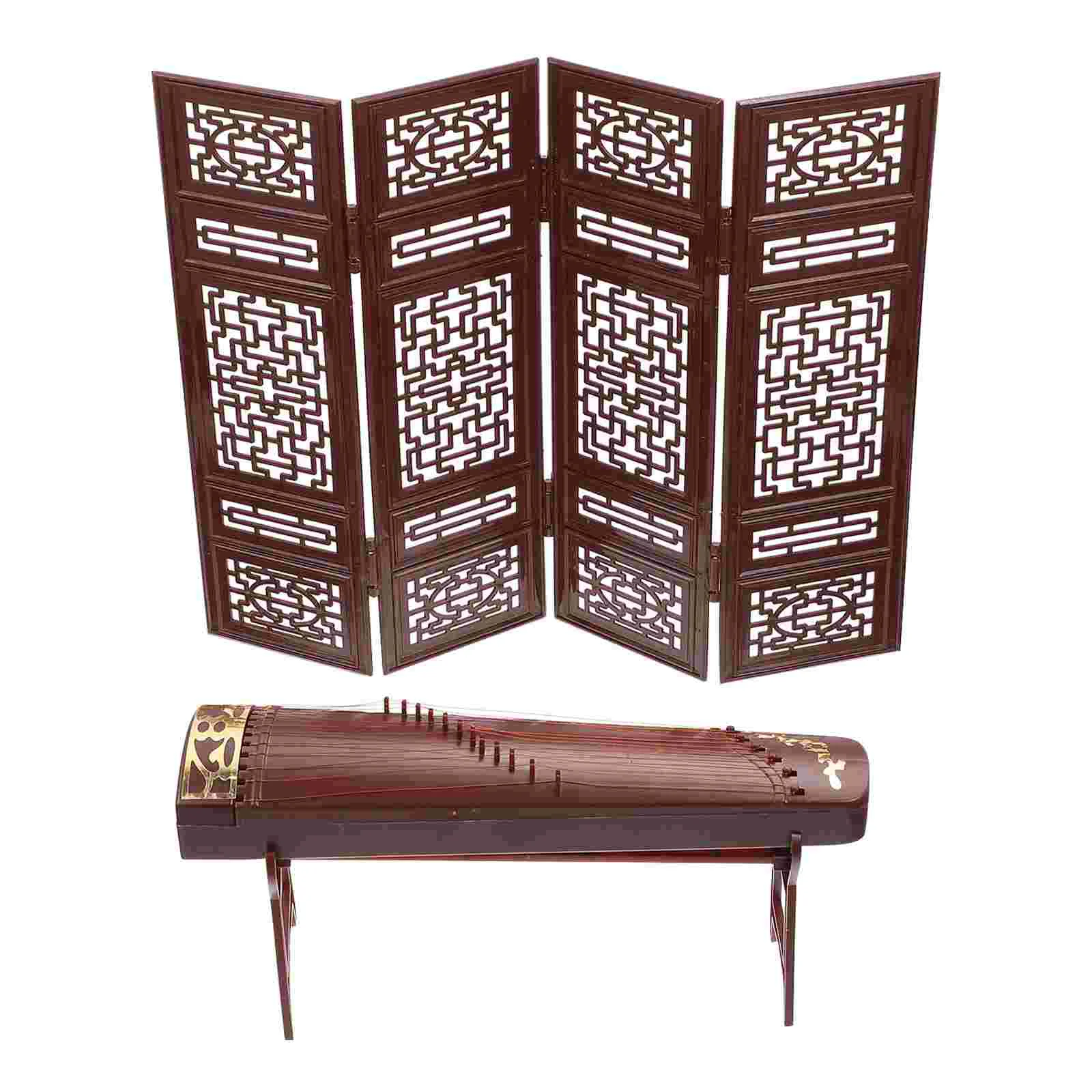 

1 Set Miniature Furniture Ornaments Mini Retro Screen Models Mini House Supply