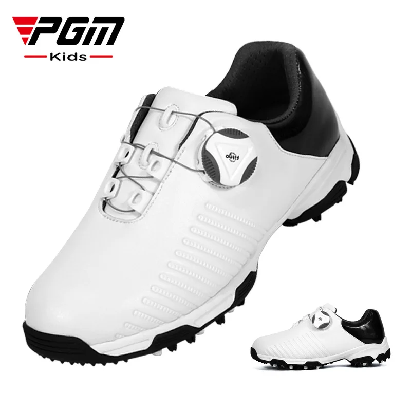 

PGM kids Boys Golf Shoes Light Weight Soft and Breathabl Waterproof Anti-slip Universal Outdoor Children's Sports Shoes XZ155