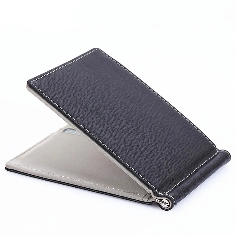 

Money Clips Men Wallet Coin Purse Ultra-thin Carteras Wallets Mini Leather Wallet ID Credit Card Cases Simple Cartera Bifold New