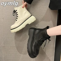 black womens boots summer thin womens 2022 new thick soled net red super hot round head front lace up snow boots