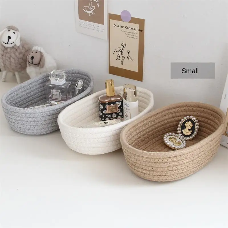 

Simple Dustproof Desktop Sundries Storage Basket Cosmetics Storage Basket Saving Space Repeatedly Large Capacity Storage Basket