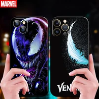 marvel venom for apple iphone 13 12 11 pro 12 13 mini x xr xs max se 6 6s 7 8 plus phone case funda back soft tpu
