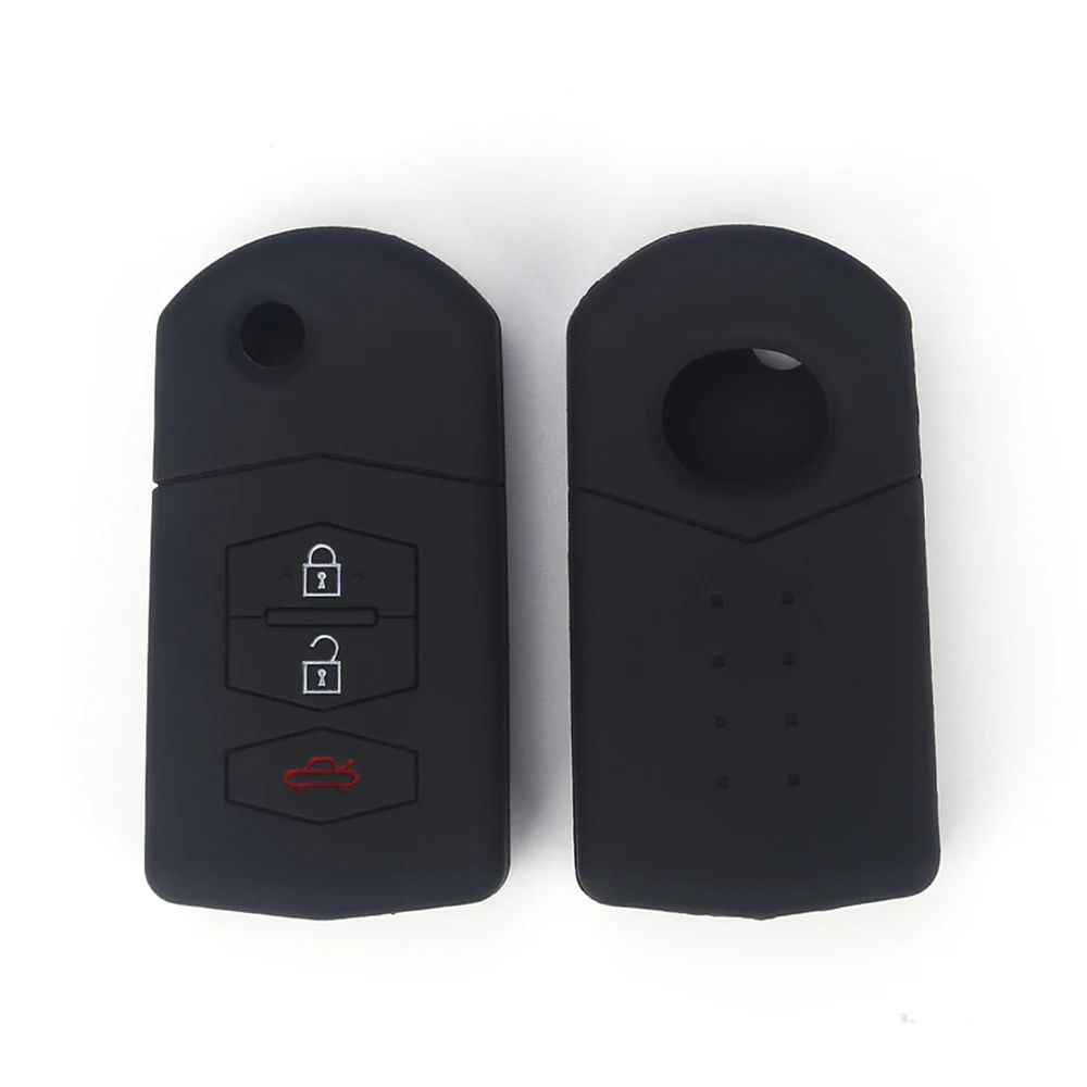 Новинка силиконовый чехол для автомобильного ключа с 3 кнопками и дистанционным