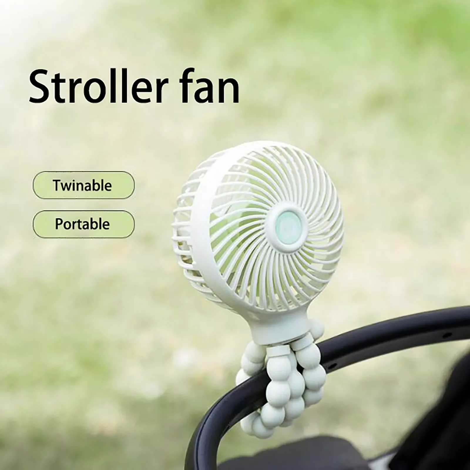 

Портативный мини-вентилятор для детской коляски NEW2023, Настольный ручной охлаждающий вентилятор для кровати с Usb-зарядкой, 3 скорости, бесшум...