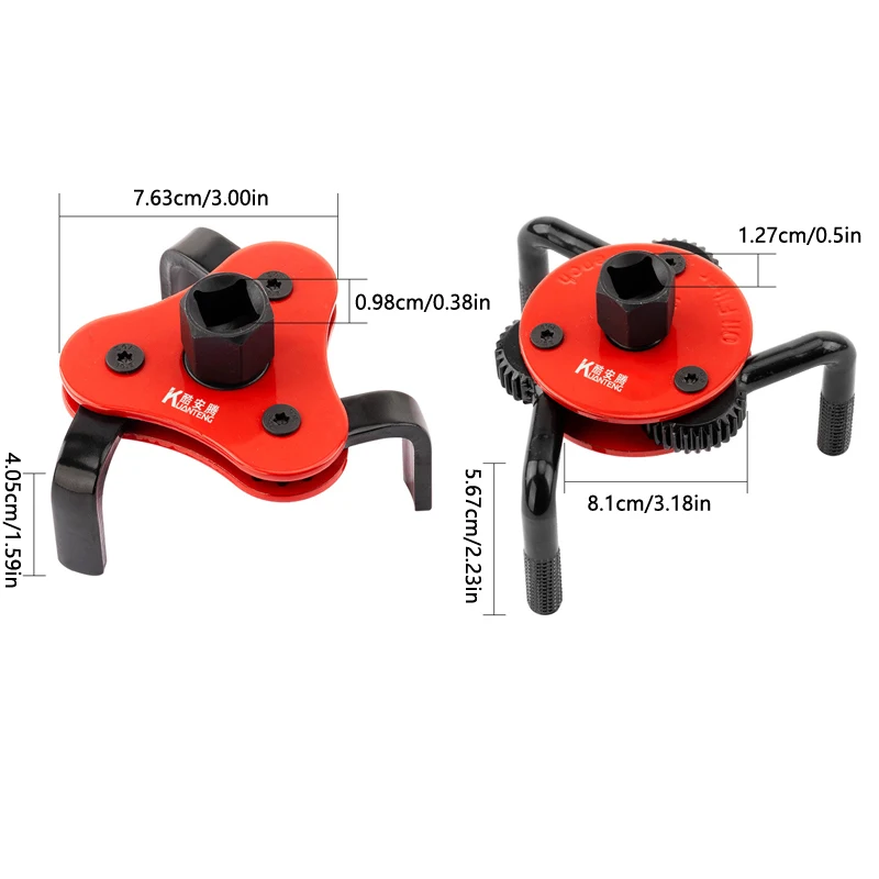 Ключи для масляного фильтра Многофункциональный 3-кулачковый ключ