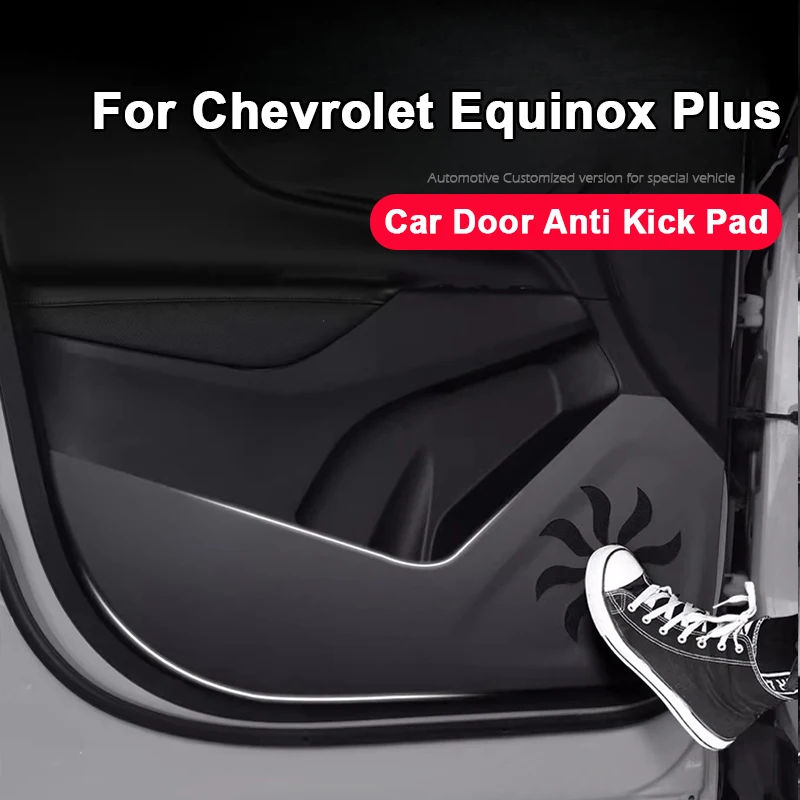 Фото Для Chevrolet Equinox PLUS 20117-2023 2024 2025, противоударная накладка на дверь автомобиля, защитная наклейка для перчаточного ящика, антигрязный декор, аксессуары №1