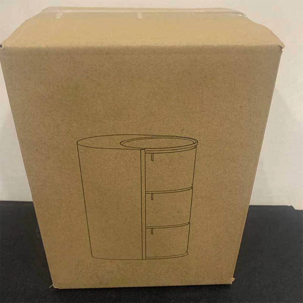 Прозрачная шкатулка для украшений вращающийся прозрачный органайзер настольный