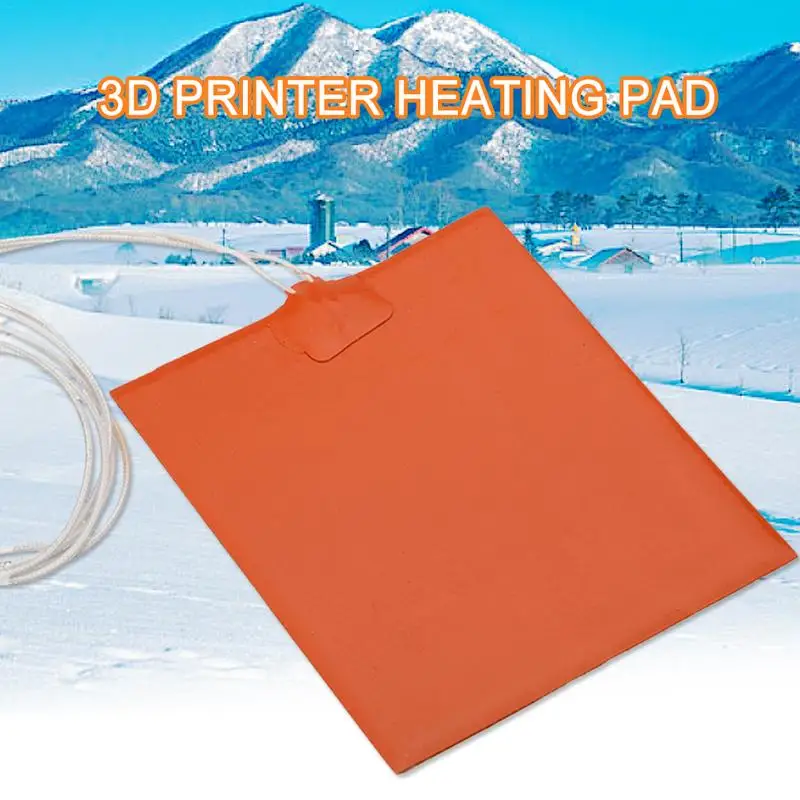 

300W 220V Tank Silicone Heater Pad Engine Oil Fuel Tank Water Tank Rubber Heating Mat Warming Accessories 10x15cm