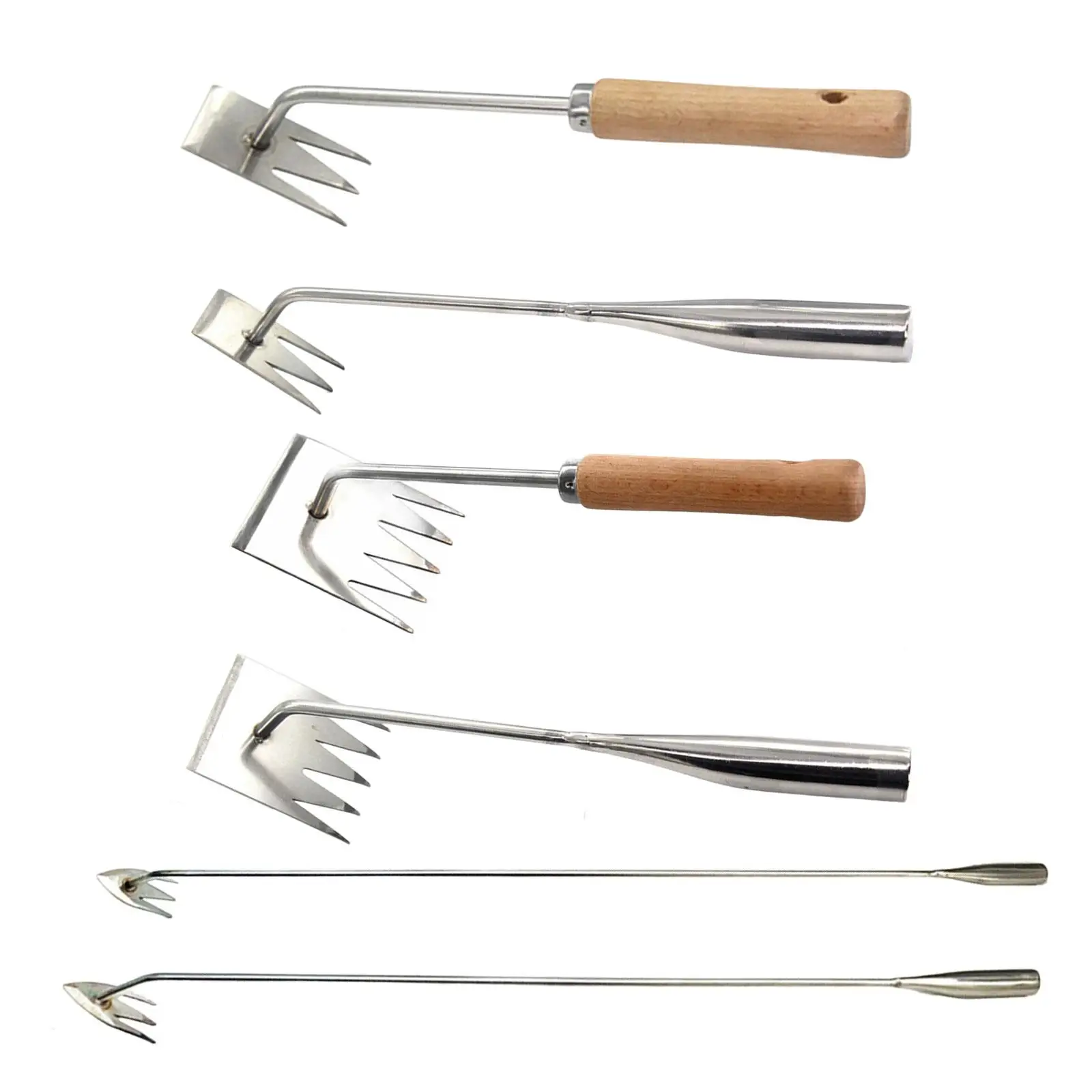 

Hand Weeder Stainless Steel Labor Saving Weeding Tool Hand Weeding Removal for Agriculture Yard Planting Cultivating Loosening