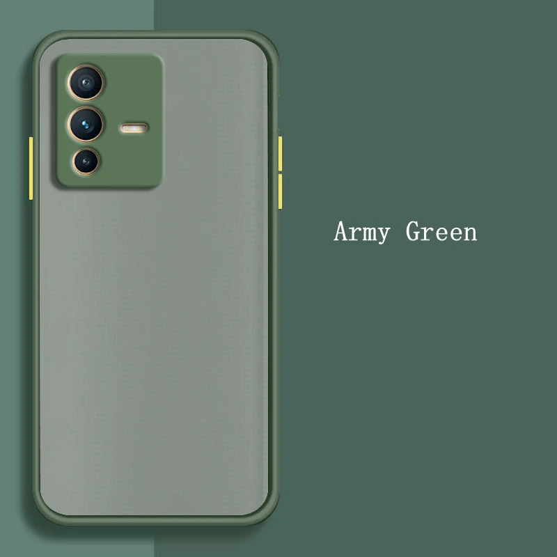 For Vivo S12 Pro Case For e Vivo S12 S10 Pro V21E V21 V20 V17 Y21 Y50 Cover Silicone Matte Translucent Shockproof Bumper Coque