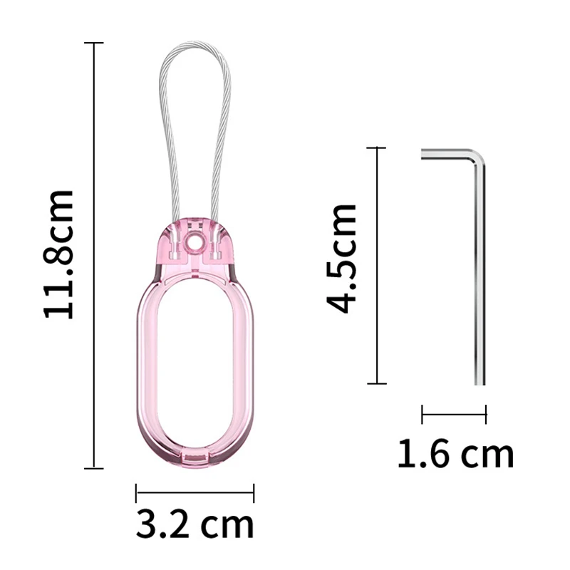 Чехол с безопасным замком для Samsung Galaxy SmartTag2 прочным проводом чехол-держатель