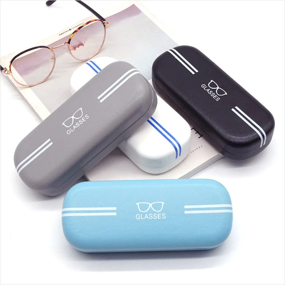 

Simple Storage Case Waterproof PU Leather Eyewear Container Organizer Eyeglasses Protector Glasses Box Glasses Case