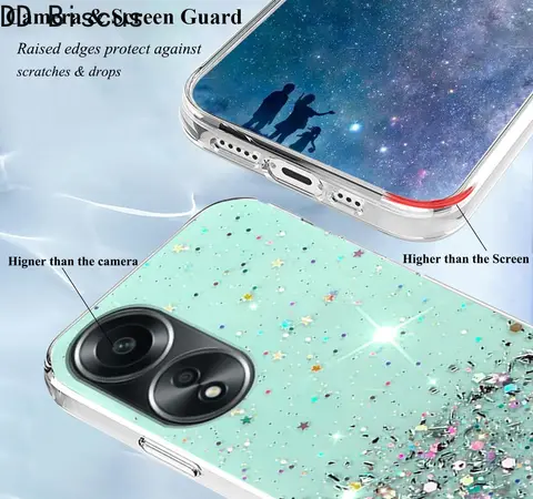 Блестящий чехол для телефона OPPO A18 A38 A58 A78 A98 A79 A57 A77 чехол A74 A54S A16 A17