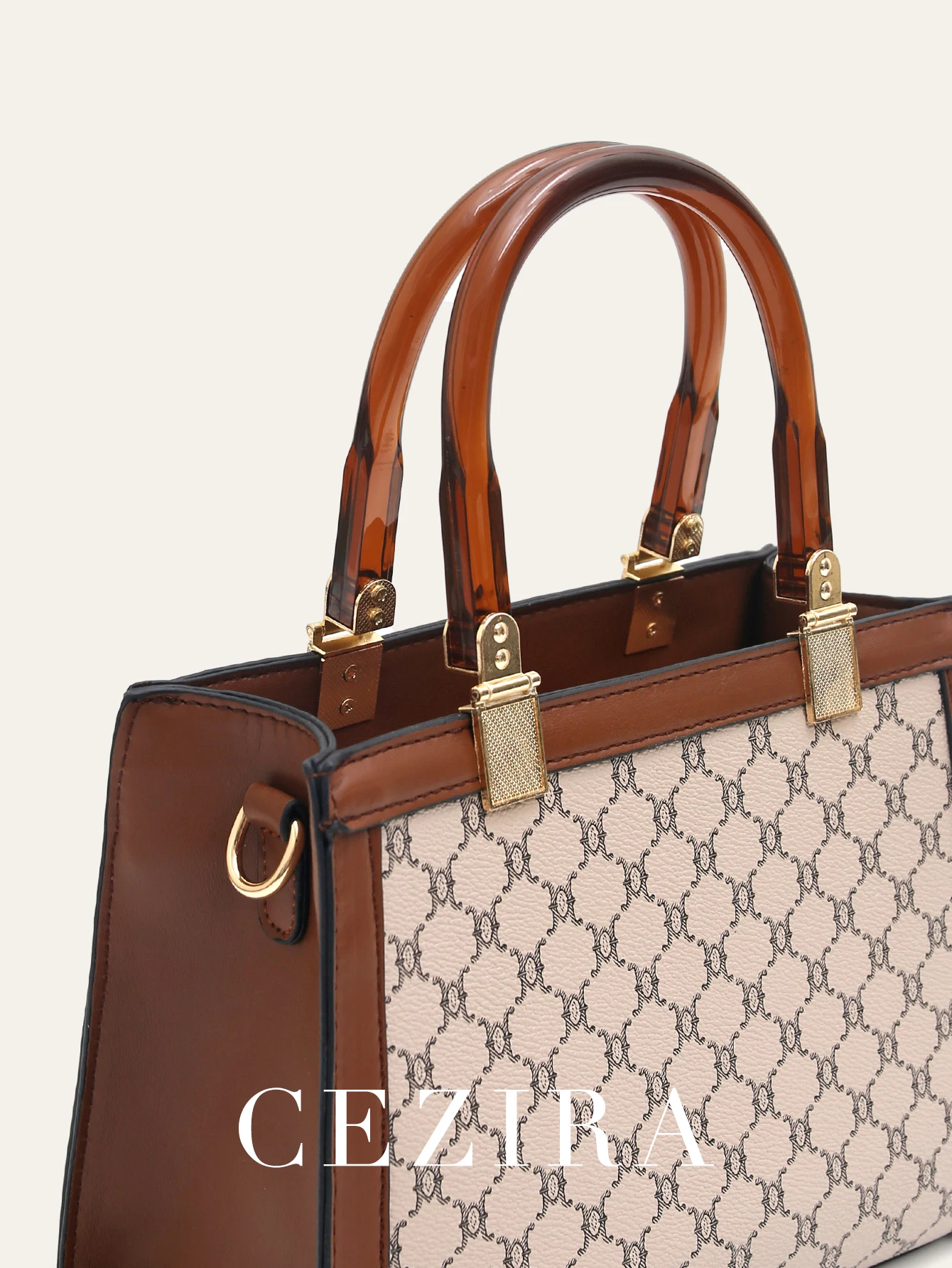 Женская сумка-тоут из искусственной кожи с ручками сверху