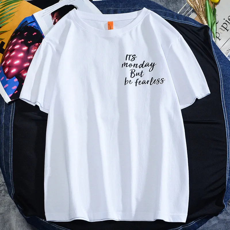 

2023 Men's T-shirt Summer New Round Neck Cartoon Printing T-shirt Casual Loose Short-sleeved Top