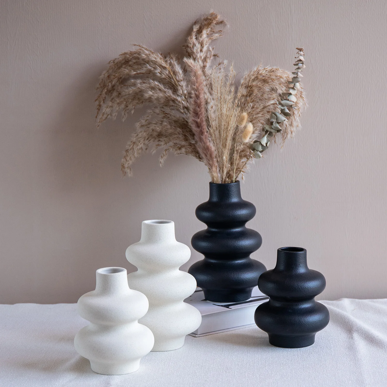 S/L круглая ваза стандартная форма для вазы гипсовая смолы