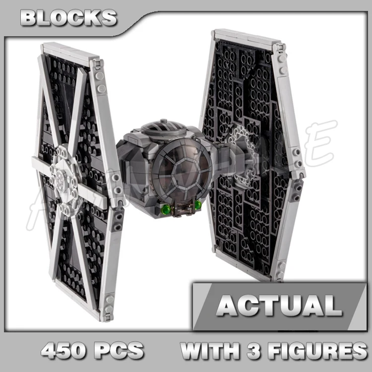 

450pcs Space Imperial Fighter Villains Spacefighter Fleet NI-L8 Protocol Droid 60070 Building Blocks Toys Compatible With Model