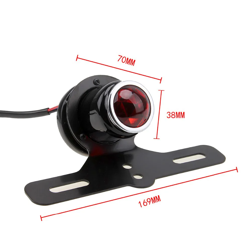 Модифицированный Ретро универсальный задний фонарь для номерного знака тормоза