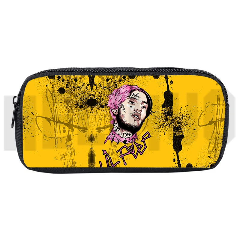 Модные искусственные косметички в стиле аниме Подростковый карандаш 3D хип-хоп Lil