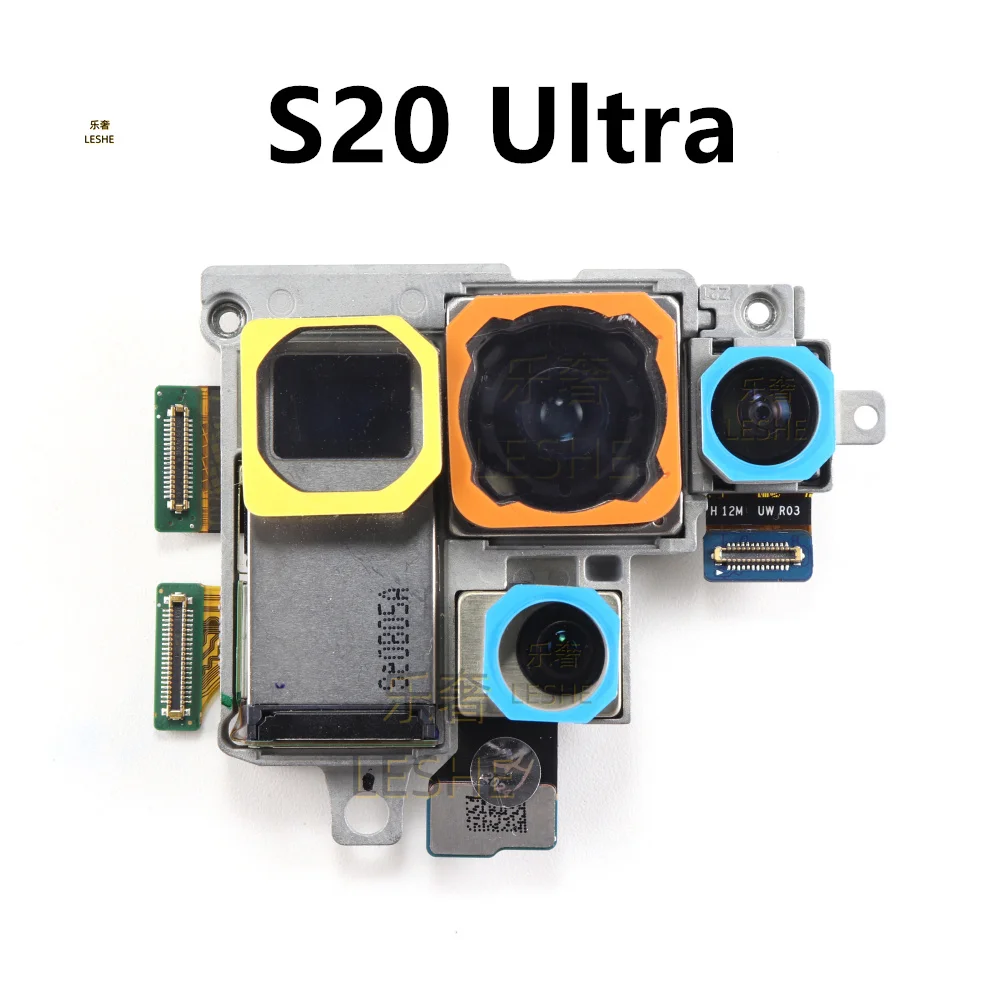 Полный комплект для задней камеры Samsung Galaxy S20 Ultra SM-G988B G998B/DS G988U G988U1 G998N модуль
