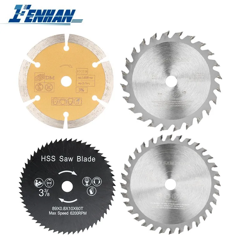 Диск дисковый Алмазный 85x10 мм, 4 шт., для резки древесины