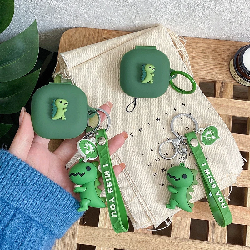 

Funny Cartoon Earaphone Box For Edifier GM4 MINI Case Funny Dinosaur Silicone Protect Cover Shell With Keychain Accessories