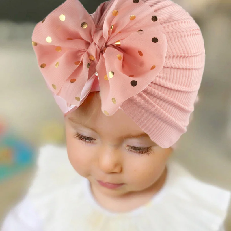 

Newborn Baby Girl Hat Cute Bownknot Hat Toddler Girl Hat Turban Newborn Infant Cap Beanies Head Wraps Baby Accessories